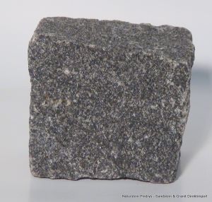 "helles schwarz Feinkorn" Granit Pflastersteine